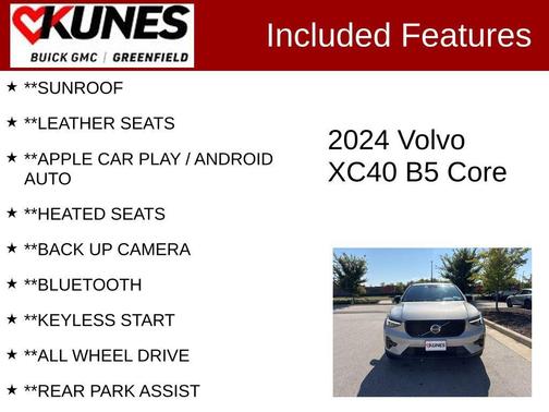 2024 Volvo XC40 B5 Core