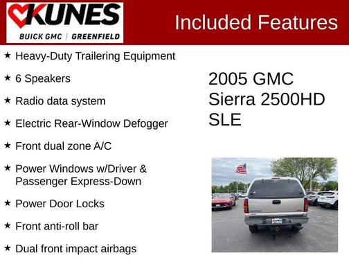 Silver Birch Metallic 2005 GMC Sierra 2500 SLE H/D Extended Cab