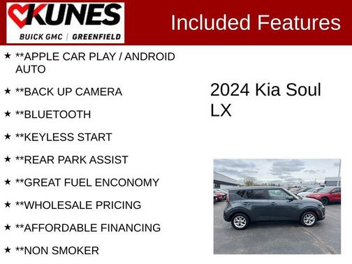 Gravity Gray 2024 Kia Soul LX