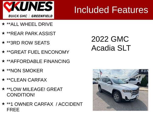 2022 GMC Acadia AWD SLT