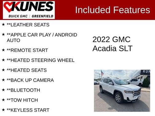 2022 GMC Acadia AWD SLT