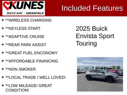 Moonstone Gray Metallic 2025 Buick Envista Sport Touring FWD