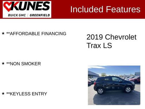 Black Metallic 2019 Chevrolet Trax LS