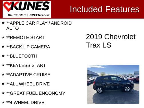 Black Metallic 2019 Chevrolet Trax LS