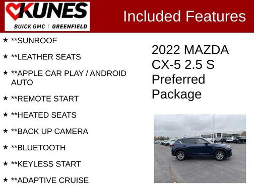 2022 Mazda CX-5 2.5 S Preferred Package
