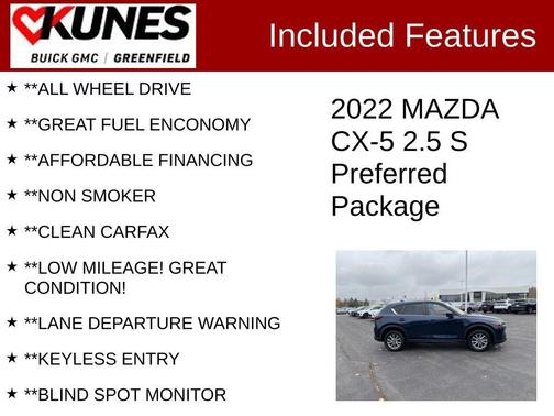 2022 Mazda CX-5 2.5 S Preferred Package
