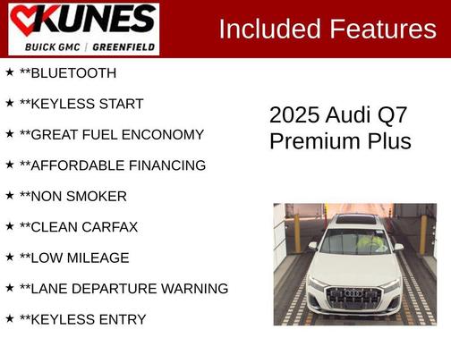 White 2025 Audi Q7 55 Premium Plus