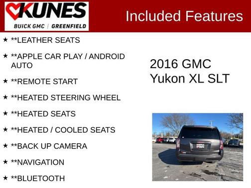 2016 GMC Yukon XL SLT