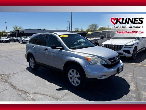 Alabaster Silver Metallic 2011 Honda CR-V SE