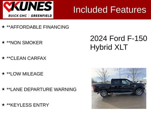 Black Metallic 2024 Ford F-150 XLT