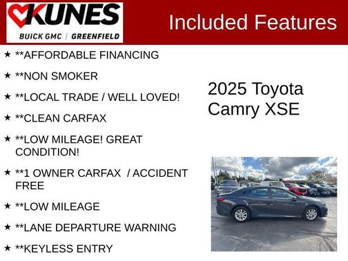 2025 Toyota Camry XSE
