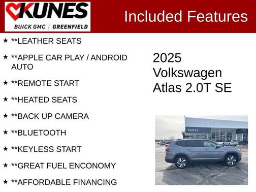 2025 Volkswagen Atlas 2.0T SE w/Technology