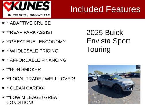Moonstone Gray Metallic 2025 Buick Envista Sport Touring FWD
