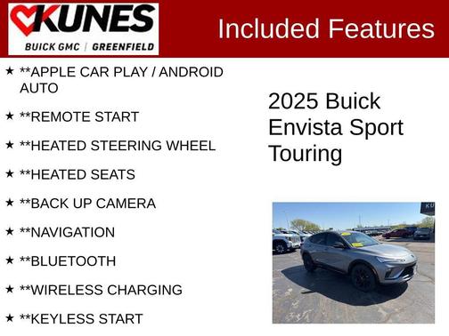 Moonstone Gray Metallic 2025 Buick Envista Sport Touring FWD