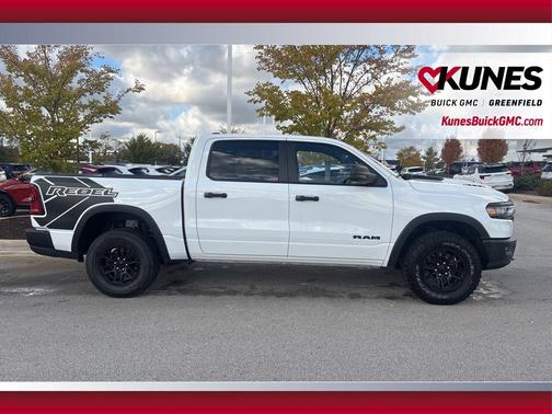 Bright White Clearcoat 2025 RAM 1500 Rebel