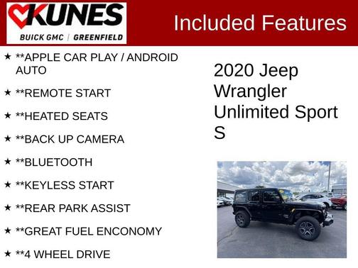Black Clearcoat 2020 Jeep Wrangler Unlimited Sport