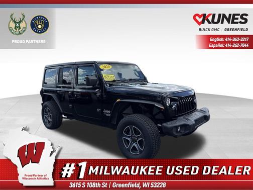 Black Clearcoat 2020 Jeep Wrangler Unlimited Sport