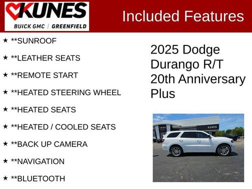 White Knuckle 2025 Dodge Durango R/T