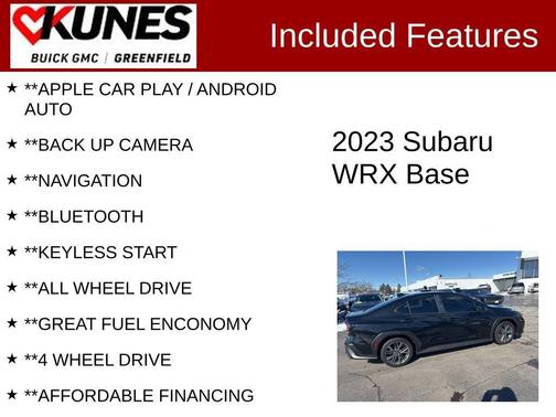 2023 Subaru WRX Base