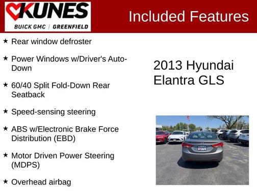 Harbor Gray Metallic 2013 Hyundai ELANTRA GLS
