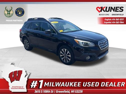 Crystal Black Silica 2016 Subaru Outback 3.6R Limited