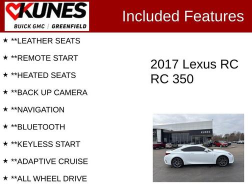 2017 Lexus RC 350 Base