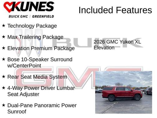 2026 GMC Yukon XL 4WD Elevation