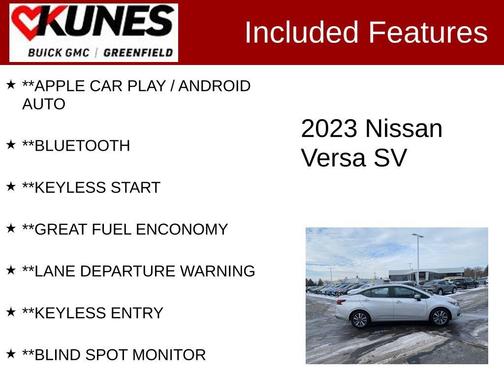 2023 Nissan Versa 1.6 SV