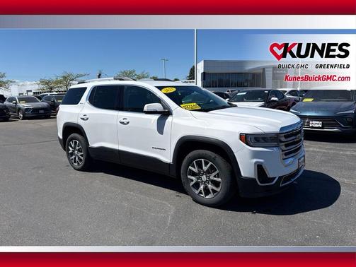 Summit White 2023 GMC Acadia AWD SLT