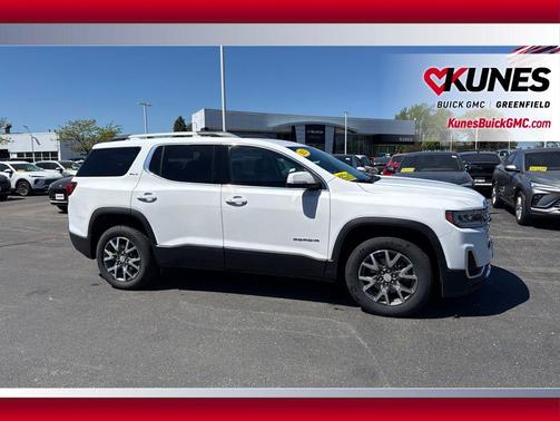 Summit White 2023 GMC Acadia AWD SLT