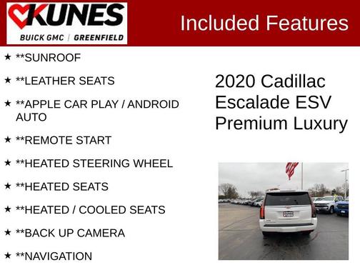 2020 Cadillac Escalade ESV Premium Luxury