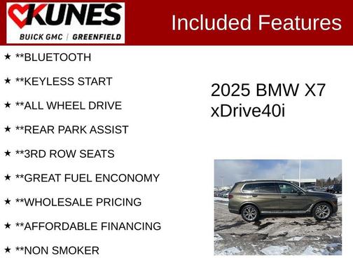 2025 BMW X7 xDrive40i