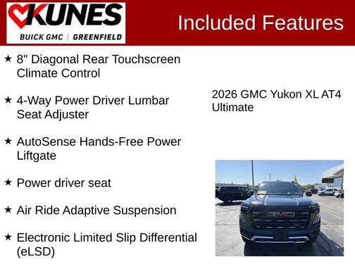 2026 GMC Yukon XL 4WD AT4 Ultimate