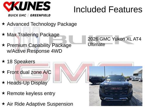 2026 GMC Yukon XL 4WD AT4 Ultimate