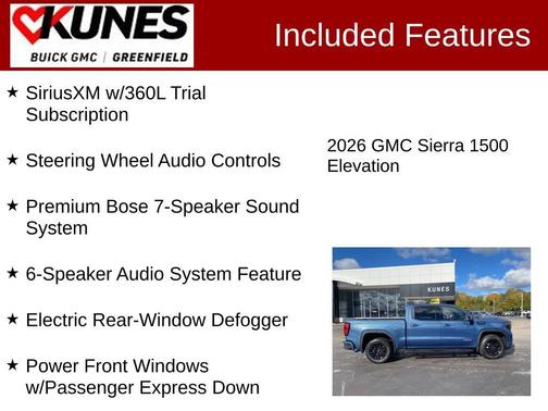 2026 GMC Sierra 1500 Elevation