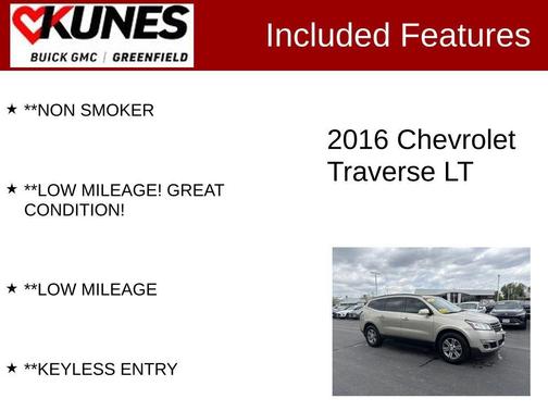 Champagne Silver Metallic 2016 Chevrolet Traverse 1LT