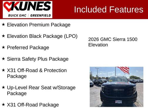 2026 GMC Sierra 1500 Elevation