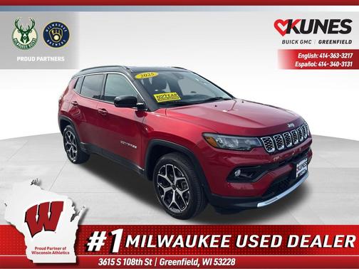 Red Hot Pearlcoat 2025 Jeep Compass Limited