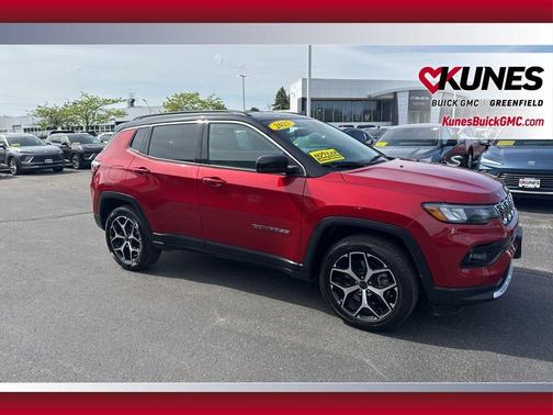 Red Hot Pearlcoat 2025 Jeep Compass Limited