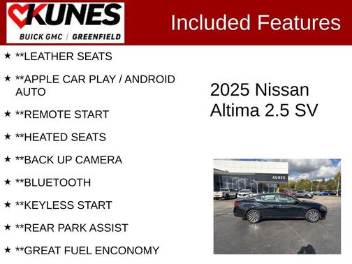2025 Nissan Altima 2.5 SV