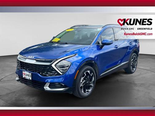 Sapphire Blue 2023 Kia Sportage SX-Prestige