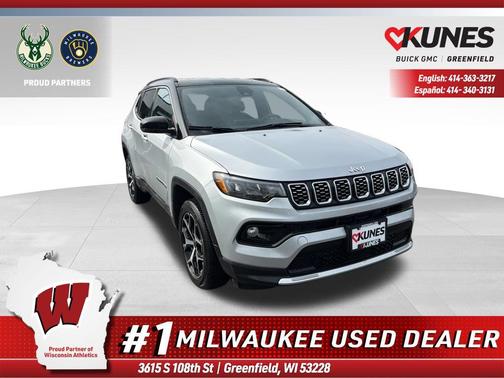 Silver Zynith Metallic Clearcoat 2025 Jeep Compass Limited