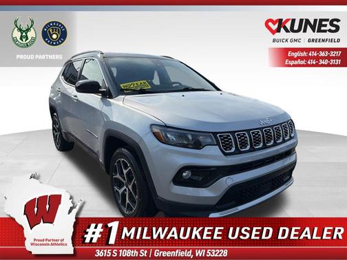Silver Zynith Metallic Clearcoat 2025 Jeep Compass Limited