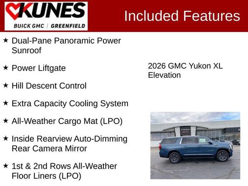 2026 GMC Yukon XL 4WD Elevation