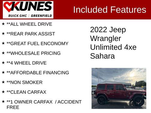 2022 Jeep Wrangler Unlimited 4xe Sahara