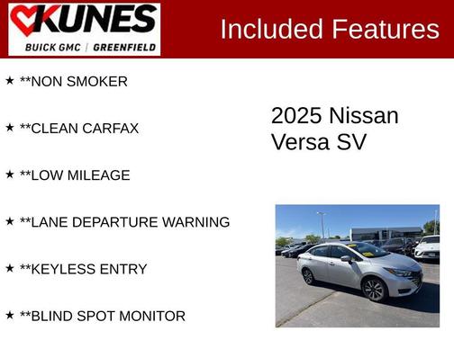 Brilliant Silver Metallic 2025 Nissan Versa 1.6 SV