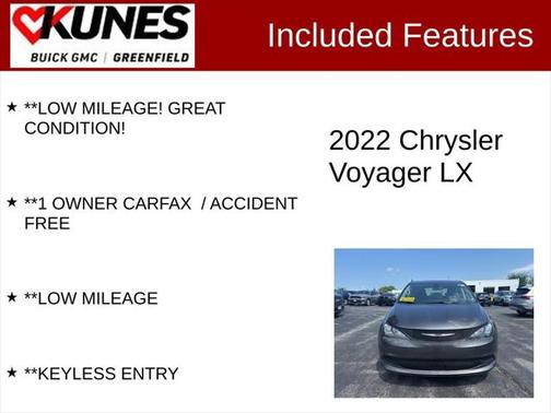 2022 Chrysler Voyager LX