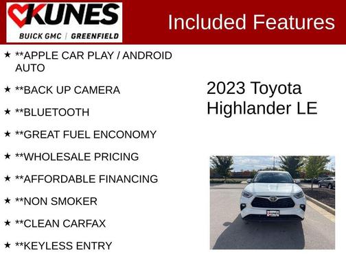 2023 Toyota Highlander LE