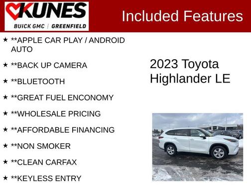 2023 Toyota Highlander LE