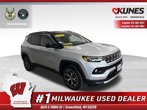 Silver Zynith Metallic Clearcoat 2025 Jeep Compass Limited